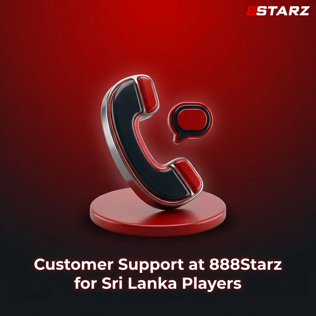 888Starz customer support options for Sri Lanka players including live chat, email, and FAQ centre available 24/7