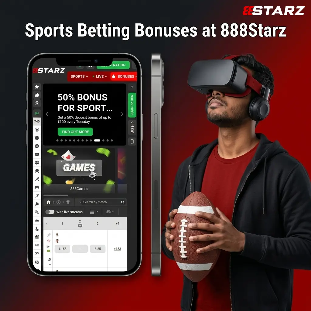 888Starz sports betting bonuses for Sri Lanka users covering cricket, football, and esports promotions