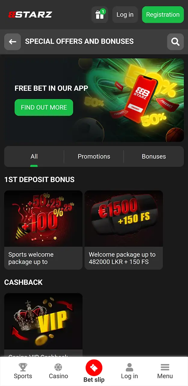 Find out how to claim your bonus in the 888Starz app.