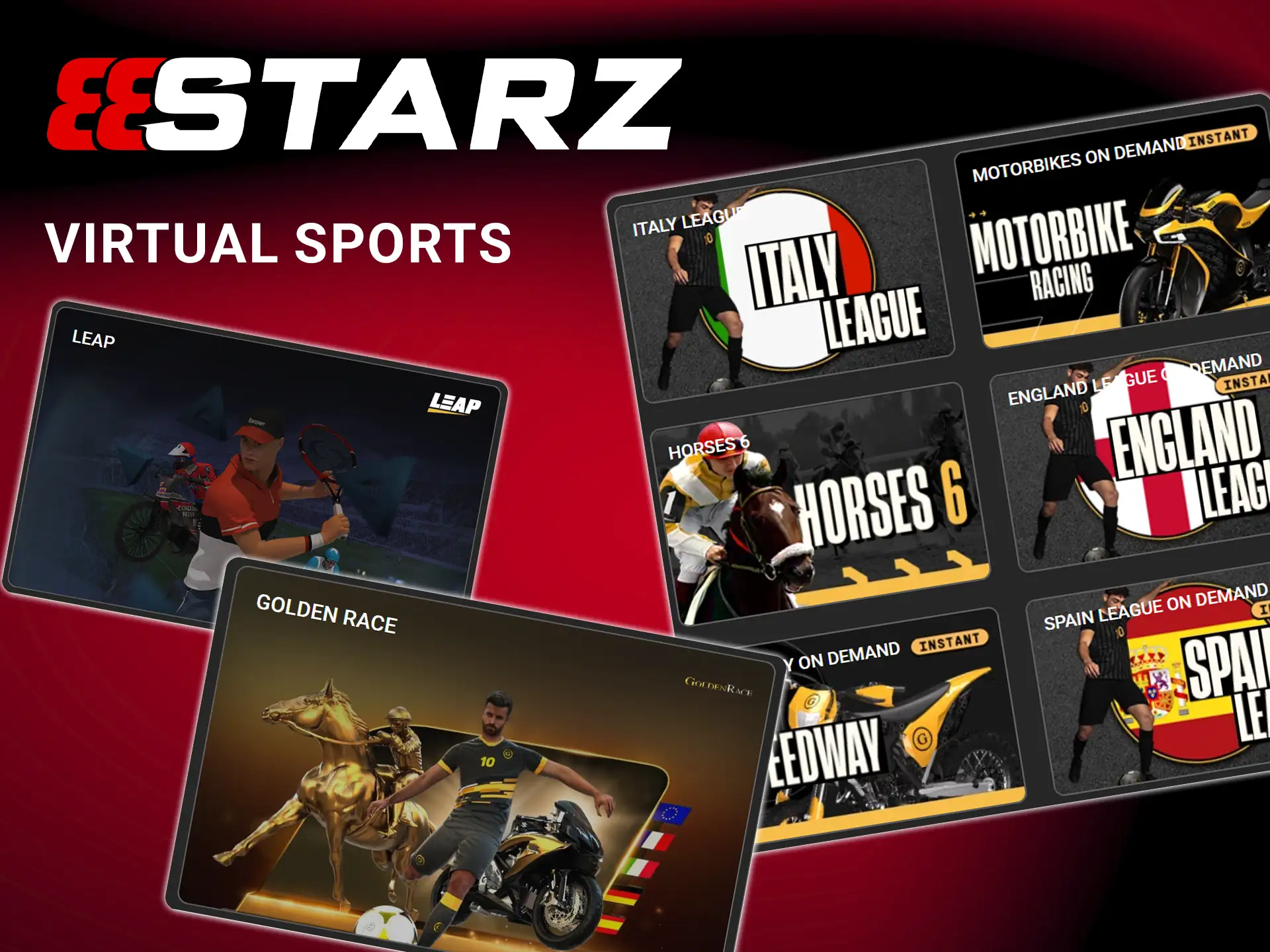 Start betting on virtual sports at 888Starz.