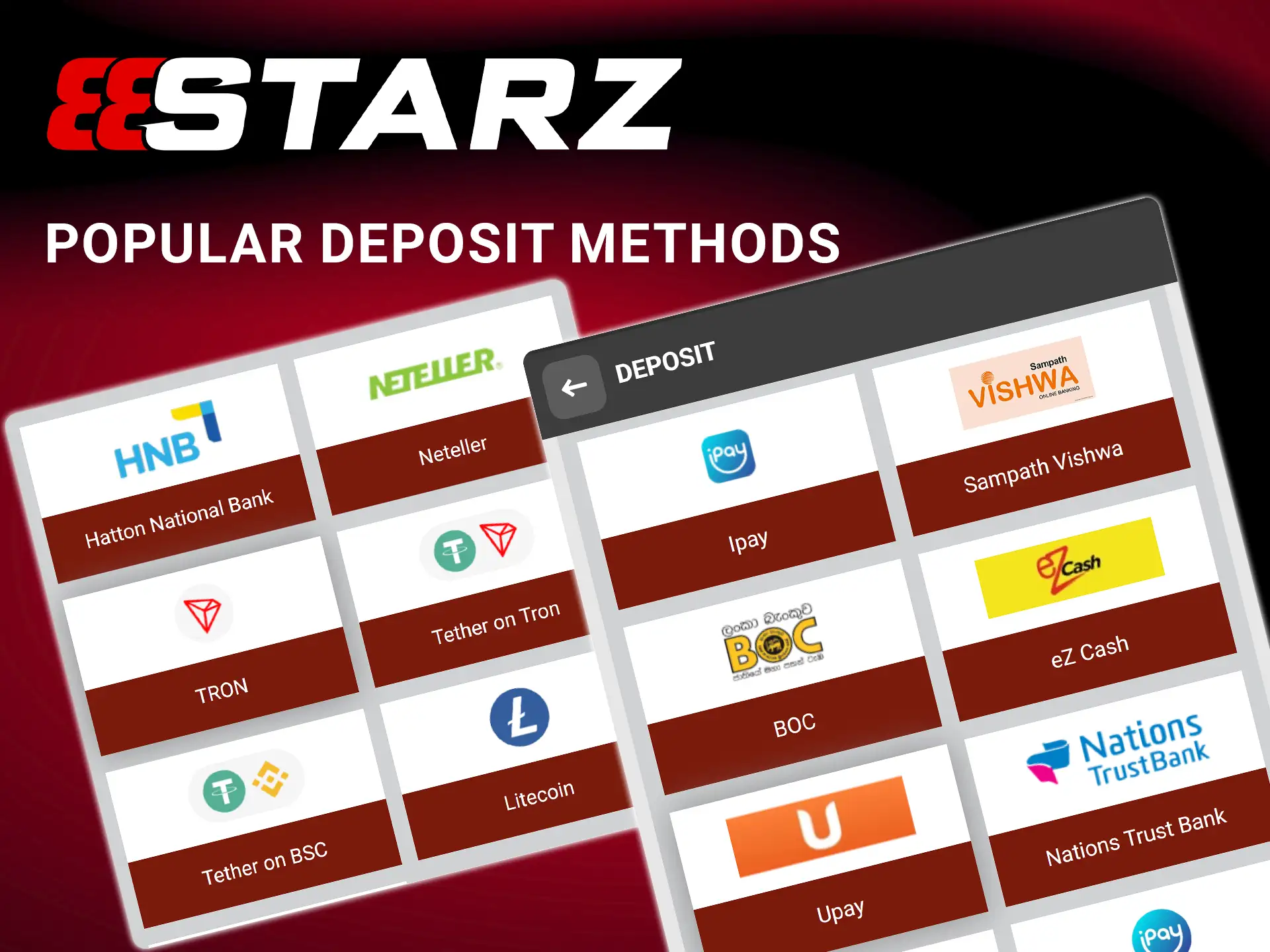 Check out the convenient local banking options for making deposits at 888Starz.